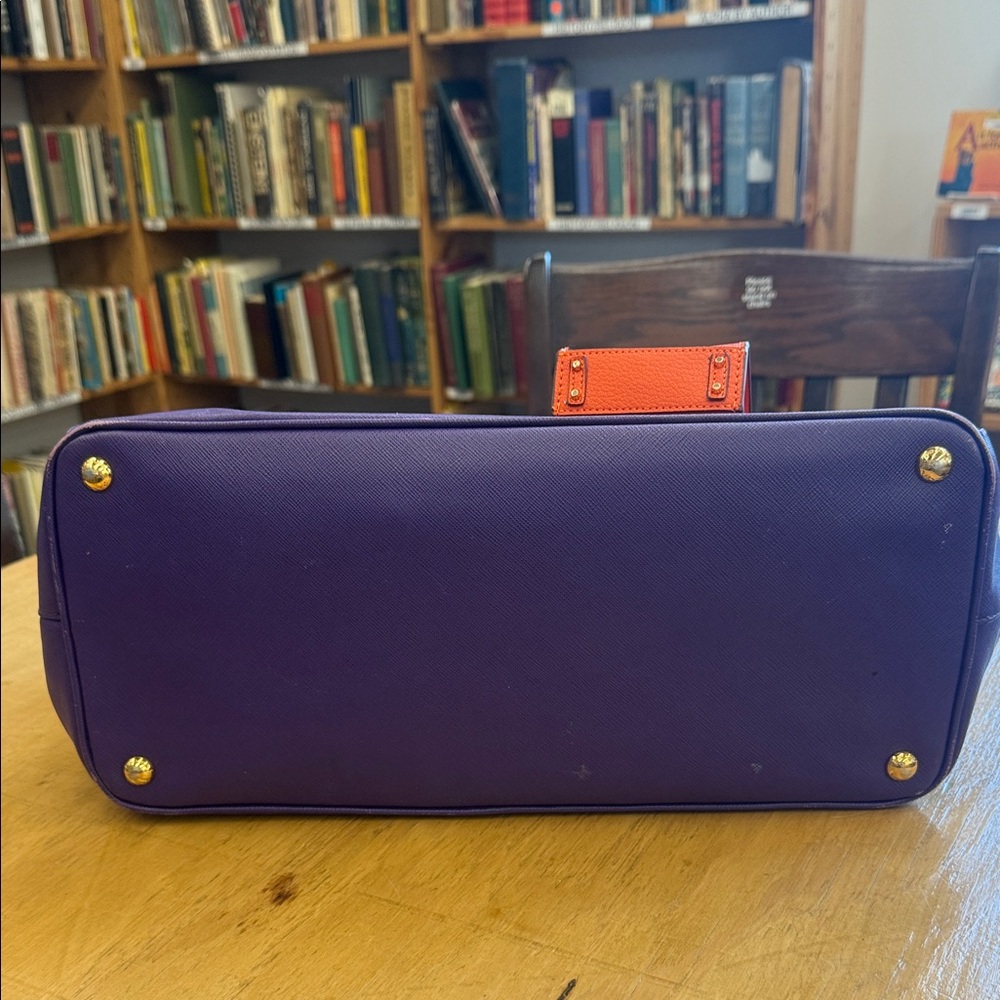 Prada Purple Tote with Rainbow Design - Picture 12 of 13